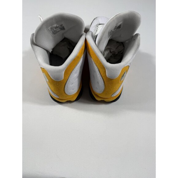 Nike Air Jordan 13 Retro OG Shoes Mens Size 10 White Yellow Del Sol 414571-167 main image 8